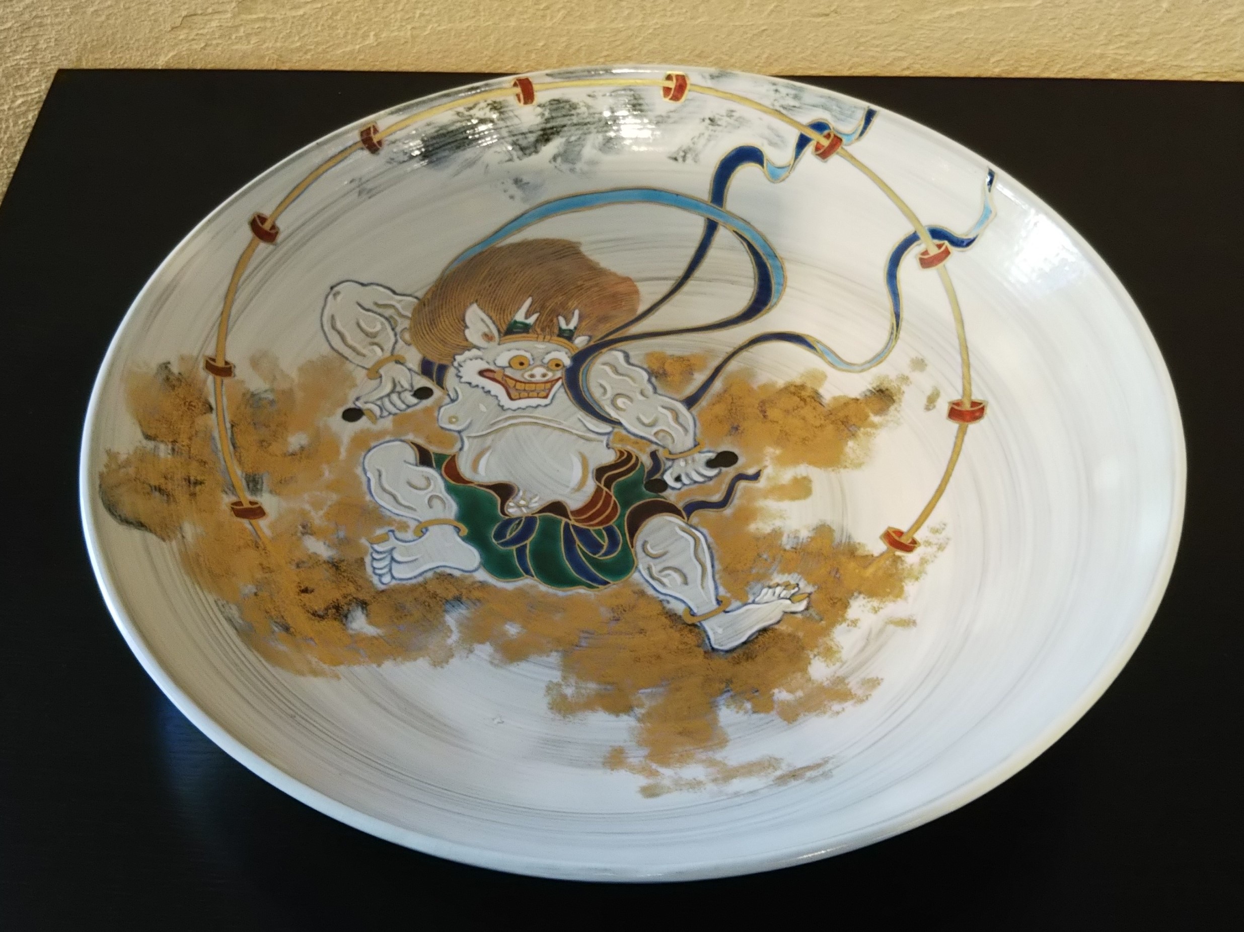 お中元 お歳暮 お年賀 夏 冬 年末年始のご挨拶 ギフト 通販な 風神・雷神図大皿 - ギャラリー洛中洛外 - うつわの小径 工芸品